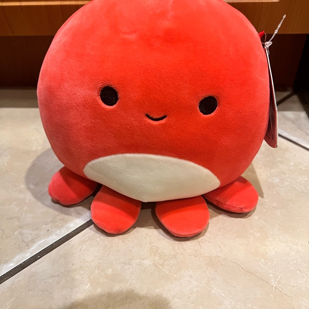 Squishmallows Veronica the Octopus Red Plush